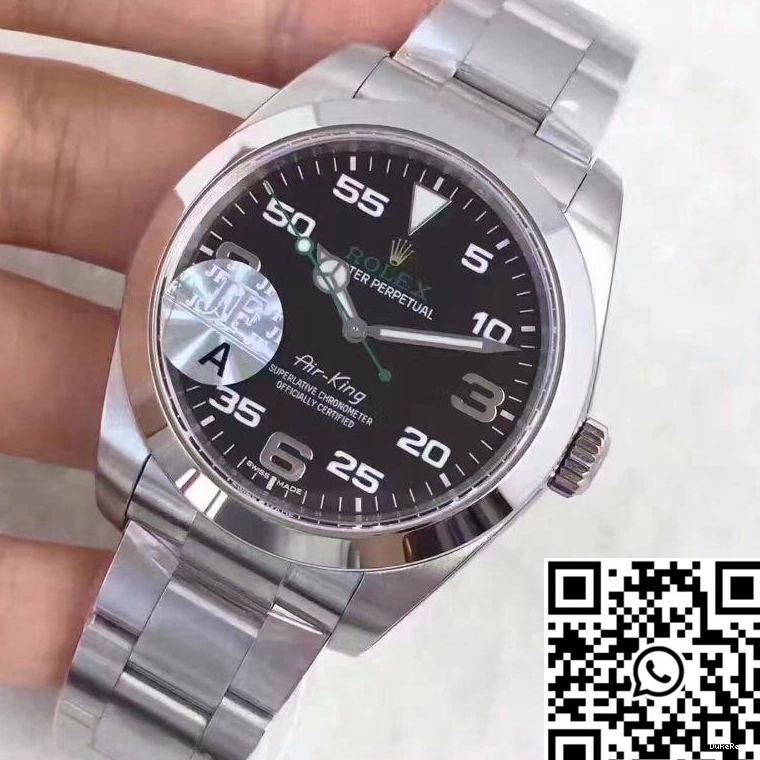 Rolex Black Air-King 116900 JF Dial Factory 1016